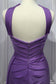 Strapless Stretch Satin Gown With Gloves-10