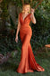Stretch Jersey Evening Gown-6