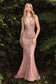 Art Deco Beaded fit & flare Luxury Gala Evening Gown Bohemian Sequin Formal Prom Bridesmaid Dress CDCD935-3