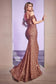 Twinkling Sequin Mermaid Luxury Mermaid Dress Off Shoulder Prom & Bridesmaid Dress CDCD975-2