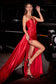 Strapless Satin Dress-6