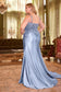 Fitted Satin Dress With Sash-6
