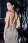 Sequin Cowl Fitted Gown-6