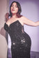 Strapless Sequin Gown-1