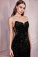 Strapless Sequin Gown-6
