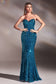 Strapless Sequin Gown-2