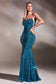 Strapless Sequin Gown-5