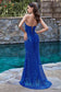Fitted A-Symetrical Sequin Gown-6