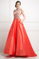 Beaded Bodice Satin Ball Gown CDCK28-2