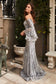 Off The Shoulder Long Bell Sleeved Lace Gown-1