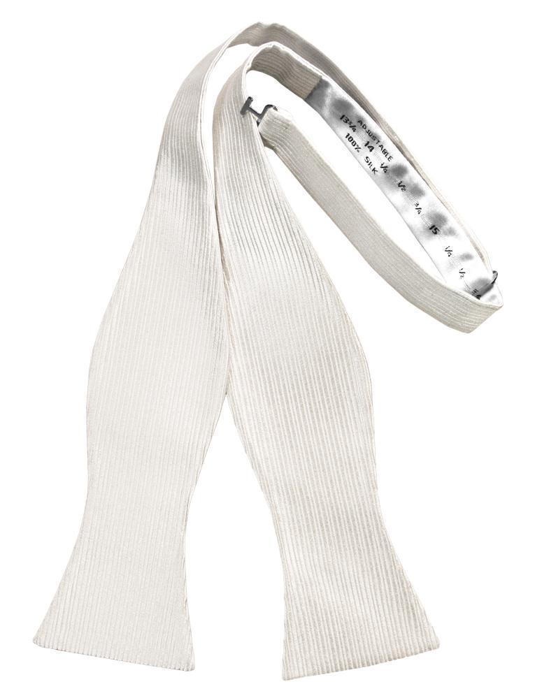 Faille Silk Bow Tie - Self Tie-2