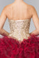 Beads Embellished Embroidery Tulle Ruffled Quinceanera Dress with Bolero-3