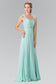 Pleated Bodice Bridesmaids Long Prom Dress GLGL2366-6