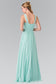 Pleated Bodice Bridesmaids Long Prom Dress GLGL2366-7