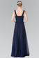 Pleated Bodice Bridesmaids Long Prom Dress GLGL2366-10