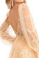 Sheer Bodice Sequin and Glitter Embellished A-Line Prom Dress-7