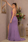 Sheer Bodice Sleeveless V-Neck Sequin Prom Dress w/ Leg Slit-7