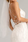 Sweetheart Embroidered Mermaid Wedding Gown w/ Open Back Laced Up-3