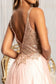 Sequin Embellished Bodice V-Neck A-Line Prom Dress w/ Leg Slit-6