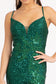Cut-Out Back Embroidered Sweetheart Neckline Sequin Prom Dress w/ Leg Slit-7