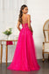 3-D Flower Applique Glitter Mesh A-line Dress w/ Embroidery and Sequin-5