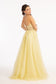 3-D Flower Applique Glitter Mesh A-line Dress w/ Embroidery and Sequin-2