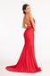 Sweetheart Neckline Jersey Mermaid Dress w/ Beads Embellished-7