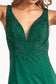 Beads Embellished Jersey Mermaid Dress w/ Open Back and Sheer Sides-9