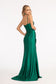 Sweetheart Satin Mermaid Dress w/ Open Back and Side Gathered Waistline-8