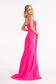 Sweetheart Satin Mermaid Dress w/ Open Back and Side Gathered Waistline-9