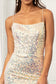 Straight Across Sequin Embellished Mermaid Dress w/ Open Lace-up Back-10