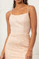 Straight Across Sequin Embellished Mesh Mermaid Dress w/ Slit-7