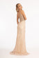 Beads Embellished Mesh Mermaid Dress w/ Detached Mesh Layer on Waist-5
