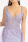 Beads Embellished Mesh Mermaid Dress w/ Detached Mesh Layer on Waist-11
