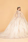 Sequin Glitter Embellished Quinceanera Dress w/ Corset Back-1