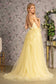 Asymmetric Feather Mesh Mermaid w/ Detachable Waist Drape Long Prom Dress GLGL3278-1