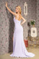 Sweetheart Ruched Side Rome Jersey Mermaid Long Dress-7