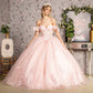 3-D Flower Illusion Sweetheart Sheer Bodice Mesh Ball Gown-2