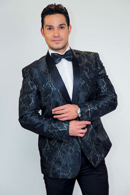 "Havana" Tuxedo Jacket Shawl-1
