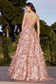 Glitter Floral Ball Gown-5