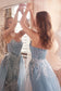Strapless Glitter Gown With Removable Tulle Overskirt-9