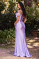 Fitted Gathered Satin Gown-10