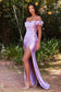 Fitted Gathered Satin Gown-9