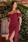 Crepe Off The Shoulder Dress-9