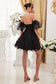 Floral Strapless Short Dress-7