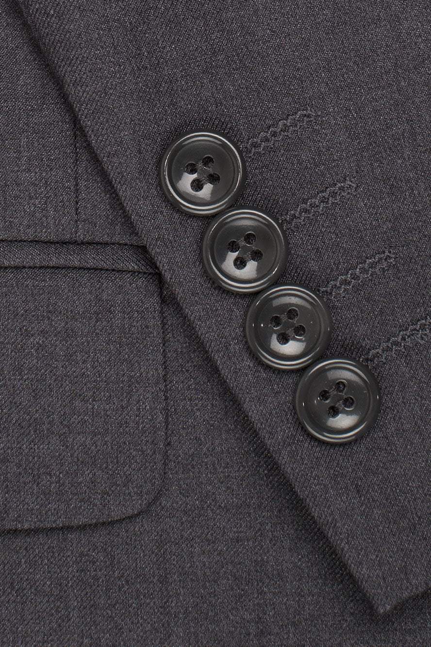 "Madison" Steel Grey Suit Jacket Notch (Separates)-2