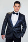 "Monte Carlo" Tuxedo Jacket Shawl-0