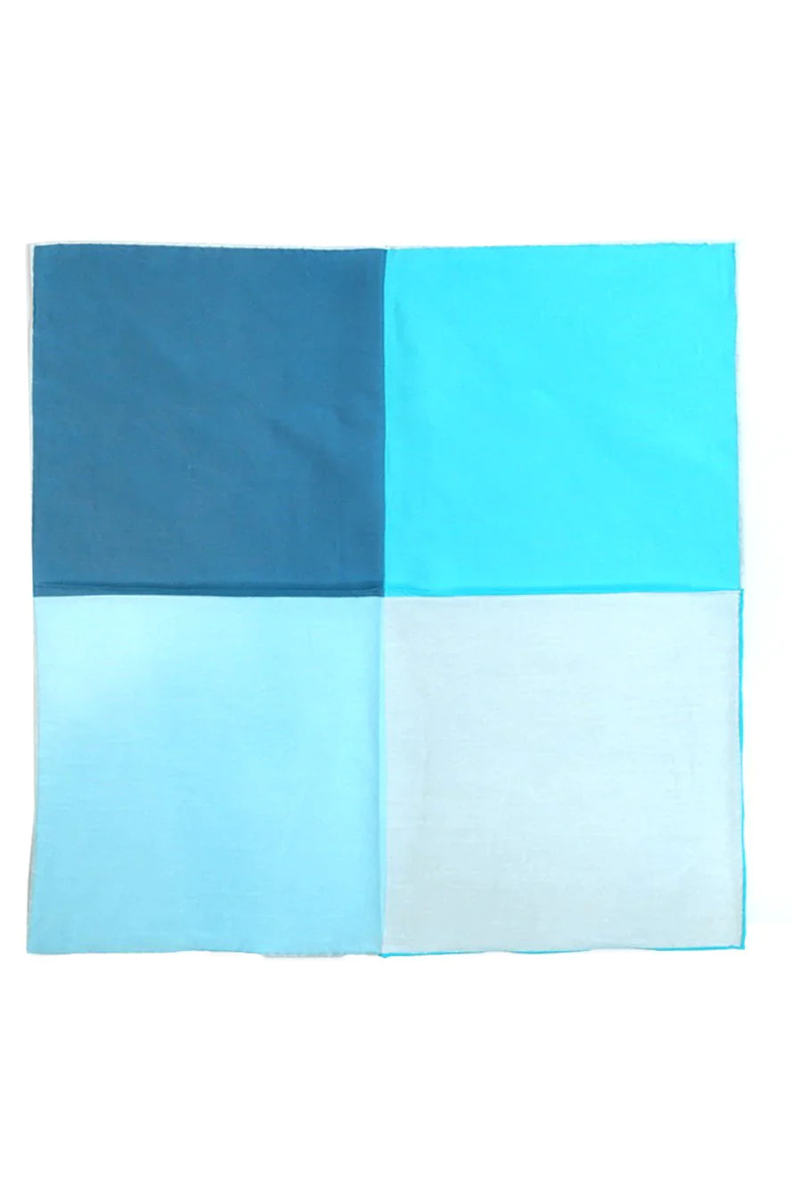 Silk & Cotton Blend Quad Pocket Square-10