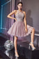 Short Layered Cocktail Dress-5